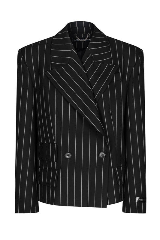 Rocca double breasted blazer in stripes